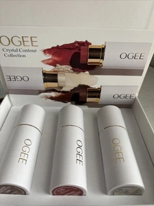 Ogee Face Stick Crystal Contour Collection Trio (Copper, Rose Quartz and Opal) - Picture 1 of 10