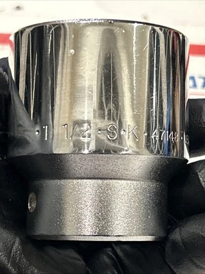 S-K TOOLS  3/4" drive socket 1 1/2"  12 pt 47148 SAE SK Made in USA - Image 1 of 4