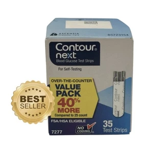 Contour Next 35 Test Strips #7277 Exp:11/30/25 New - Picture 1 of 5