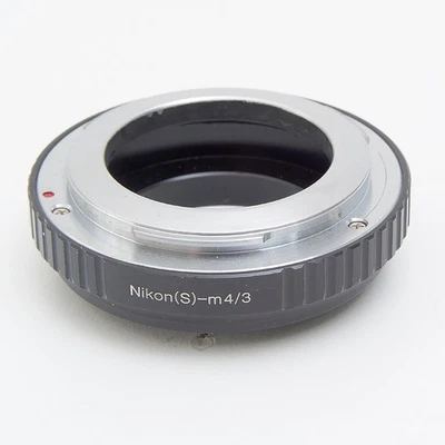 UNBRANDED  NIKON (S)  to M 4/3rds - LENS ADAPTER #AD827 - Image 1 of 3