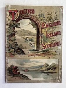 England Ireland Scotland Tour catalogue c1880’s Anchor U.S. Mail Steamship Line - Picture 1 of 8