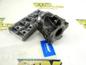 ISCAR WENDESCHNEIDPLATTEN 2 ZOLL PLANFRÄSER 3/4 ZOLL ID + 10 NEUE HARTMETALLEINSÄTZE - Bild 1 von 13