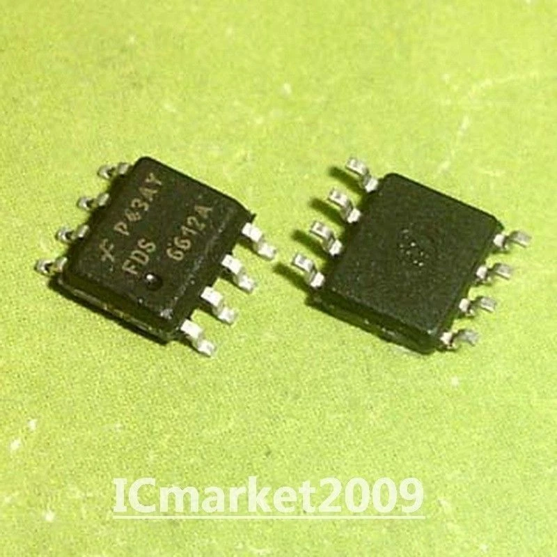 10 Stück FDS6612A SOP-8 FDS6612 6612A SMD N-Kanal Logik-Level PowerTrench Mosfet - Bild 1 von 1