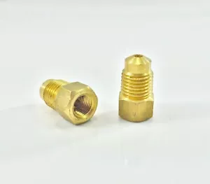 3/16" Metric Tube adapter 10x1.0 inverted flare (F) to13 x1.5 Bubble flare (M)#2 - Picture 1 of 2