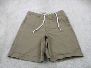 Abercrombie & Fitch Shorts Men 32 Brown Tan Tugger Drawstring Casual Chino 32x9 - Picture 1 of 10