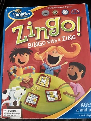Think Fun Zingo! Bingo With A Zing Game ~preowned - Image 1 of 3