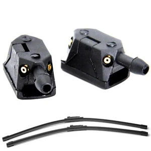 Set of 2 Car Window Windshield Washer Spray Wiper Sprinkler Nozzle Universal Jet - Picture 1 of 9