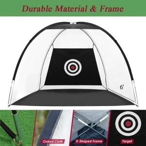 Redes de Práctica de Golpeo de Golf Morinome, Ayuda de Entrenamiento de Golf Plegable Interior/Exterior - Imagen 1 de 3