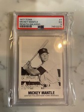 1977 TCMA Renata Galasso Set-Break #  7 Mickey Mantle PSA 5 EX