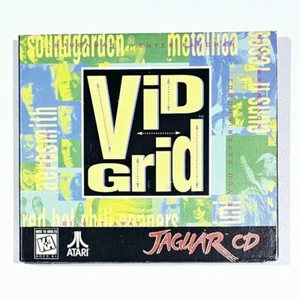 1995 Geffen Records Atari Jaguar CD Game Vid Grid Music Video Scramble Puzzle - Picture 1 of 5