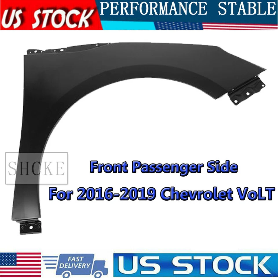 New Front Passenger Right Side Fender For 2016-2019 Chevrolet Volt - 84030922 - Изображение 1 из 4