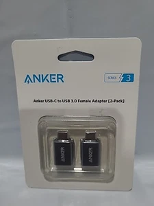 2 Pack Anker Type C Adapter USB-C to USB 3.0 Female Port Converter - Picture 1 of 4