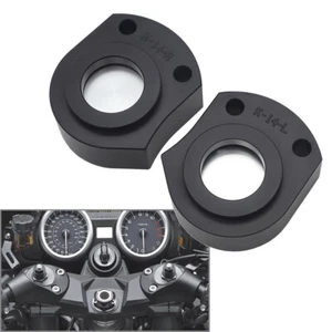 Lenkererhöhung Spacer Kit für Kawasaki Ninja ZX-14R Ninja ZZR 1400 2006-2018 BK - Picture 1 of 6
