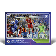 Topps Celebrates 30 Years UCL - Card 005 - Didier Drogba - Chelsea