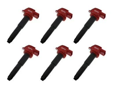 Set of 6 Ignition Coil - With Spark Plug Connector BREMI / STI 5180 for Porsche - Image 1 of 2