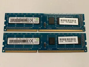 RAMAXEL 8GB 2x4GB DDR3 PC3-12800 Desktop Memory RAM RMR5030EF68F9W-1600 - Picture 1 of 1