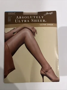 Hanes Women's Absolutely Ultra Sheer Control Top Pantyhose Natural Size E, 707 - Picture 1 of 3