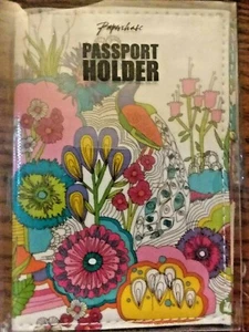 Paperchase Neu Reisepasshülle Hülle Ausweisetui Paradise Peacock  - Bild 1 von 8