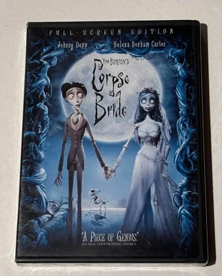 Corpse Bride 2005 DVD Johnny Depp,Tim Burton -new sealed-free shipping - Image 1 of 2