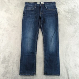 Tommy Hilfiger Jeans Mens 32x34 (Fits 33x29) Blue Denton Straight Stretch Preppy - Picture 1 of 16