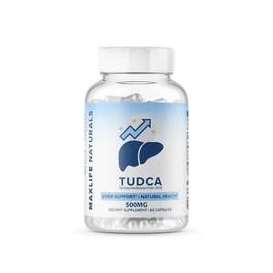 Tudca Liver Support Supplement Tudca 500mg 60 SERVINGS Liver Cleanse - Picture 1 of 4