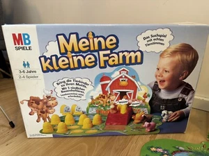 MEINE KLEINE FARM Spiel (MB Spiele) ©️ 1997 RARITÄT vollständig Bauernhoftiere - Bild 1 von 7