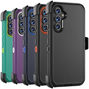 Per Samsung Galaxy A23 A03S A54 A14 5G custodia armatura + clip cintura adatta a Otterbox - Foto 1 di 51
