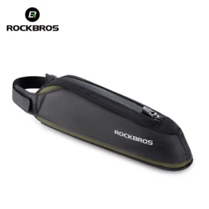 ROCKBROS Set Borsa Bici da Ciclismo Strada 1,4L Borsa Telaio Biciciclo / 0,65L Borsa Tubo Superiore - Foto 1 di 17