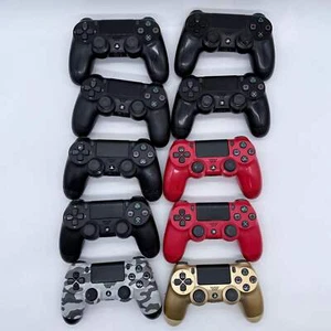 Broken Lot of 10 Sony PlayStation 4 PS4 Wireless Controllers AS IS - Picture 1 of 2