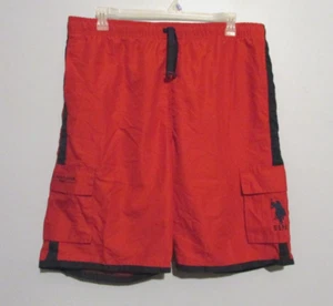 Polo uomo US Assn. Costume da bagno rosso taglia XXL USATO IN OTTIME CONDIZIONI!!! - Foto 1 di 2