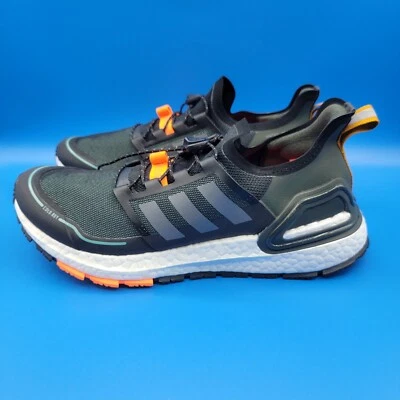 Adidas UltraBoost Cold.RDY Men's Running Shoes Size US 8 Black Orange Gym New - Image 1 of 4