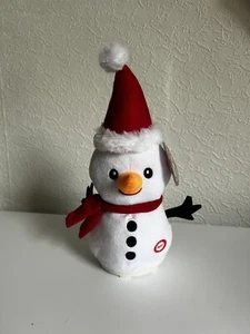Muñeco de nieve animado bailando cantando juguetes tiernos para Navidad nuevo con etiquetas - Imagen 1 de 4