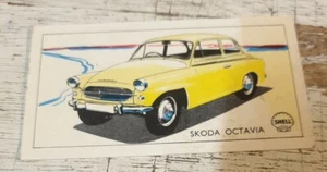 1960 SKODA OCTAVIA Shell Oil NZ Collector Card - Picture 1 of 2