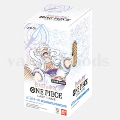 BANDAI One Piece TCG Awakening of the New Era Booster Box Sealed OPK-05 Korean ver.