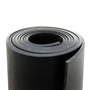 Verstärkte Gummimatte mit 2 . Gewebeeinlage , Dicke 5 mm Gummiplatte - Bild 1 von 1