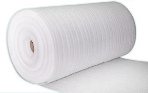 White Foam Underlay for Laminate/Wood Floors | Acoustic | 3mm Thick | 120cm Wide - Picture 1 of 3