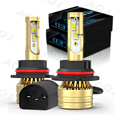 For Peterbilt 387 Base Tractor Truck 2000-2011 9007 LED Headlights High-Low Bulb - Image 1 of 4