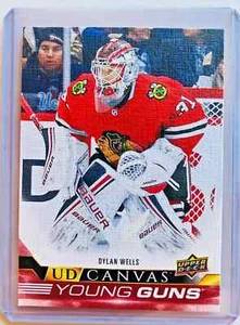 2022-23 UPPER DECK EXTENDED HOCKEY YOUNG GUNS CANVAS C362 DYLAN WELLS - Picture 1 of 2