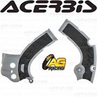 Acerbis X Grip Frame Protector Guards Silver For Yamaha Wr 250F 450F Yzf 250 450