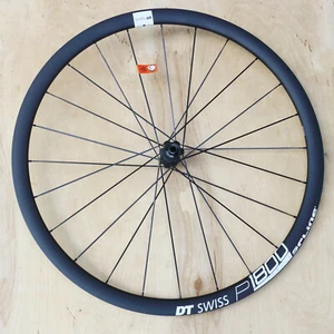 28" VR DT Swiss P 1800 Spline DB 32 Alu schwarz Center Lock 6 Loch 100/12mm TA - Bild 1 von 7