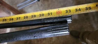 Ford F250 1970-72 Dana 60/61 Rear Full Float Axle Shaft 16 Spline 33.25" OEM Foto 1 de 4