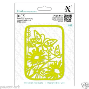 One piece Xcut die flower Wildflower Butterfly  - Picture 1 of 1