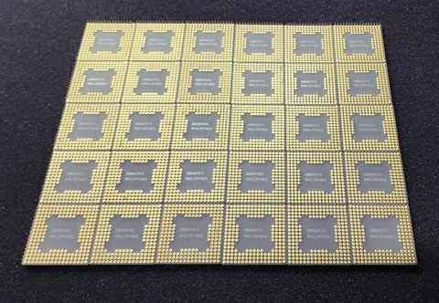 LOT OF 30 (1LB 8.9OZ) VINTAGE ALTERA PIN-TYPE PGA IC SCRAP FOR GOLD RECOVERY Cover