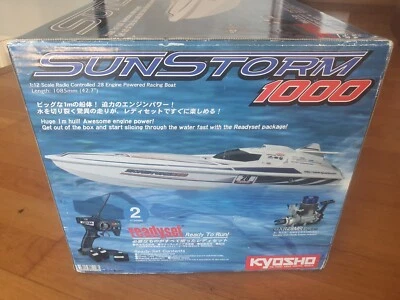 Brand new in box - kyosho Sunstorm 1000 RC Boat (ready set) - Image 1 of 4