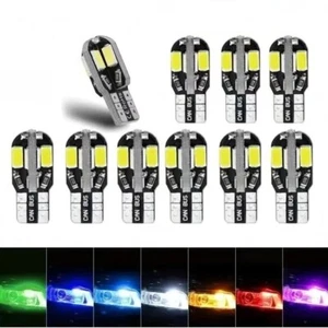 T10 LED Car Light Bulb Canbus License Plate Light Width Light Signal Light 10Pcs - Bild 1 von 94