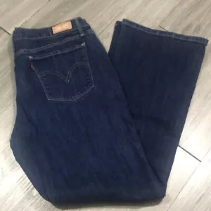 Levi’s 515 Bootcut DarkWash Jeans size 16 - Picture 1 of 10