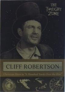 Twilight Zone Rod Serling Edition Cliff Robertson Mirror Board Card M9
