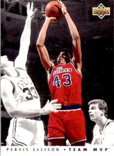1992-93 UPPER DECK PERVIS ELLISON WASHINGTON BULLETS #TM28