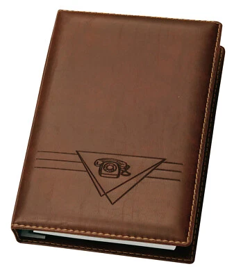 Veloflex A5 Telefonbuch Adressbuch Exquisit Größe 145 x 225mm braun Register A-Z