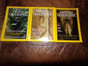 National Geographic Feb 2000, April 2001, Oct 2002 - Picture 1 of 3